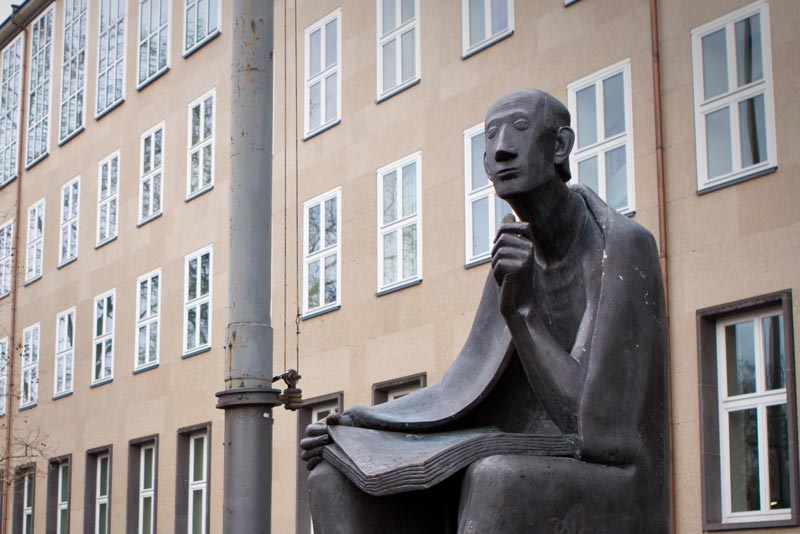 A statue of Albertus Magnus in Cologne.